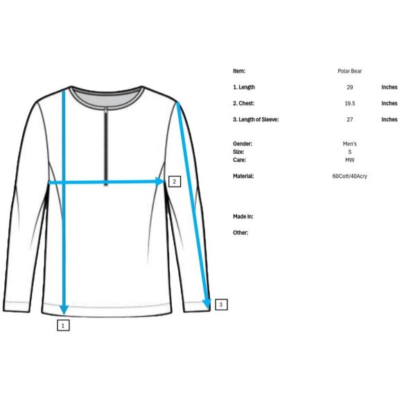 NWT Ugly Christmas Sweater Polar Bear Light Up Let It Glow Holiday Sweater S - Picture 9 of 9